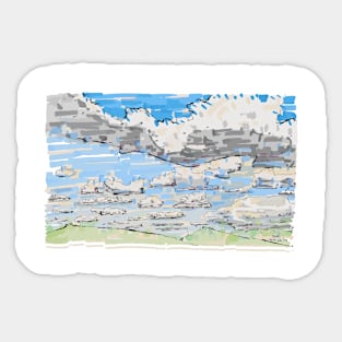 Cloudy day Sticker